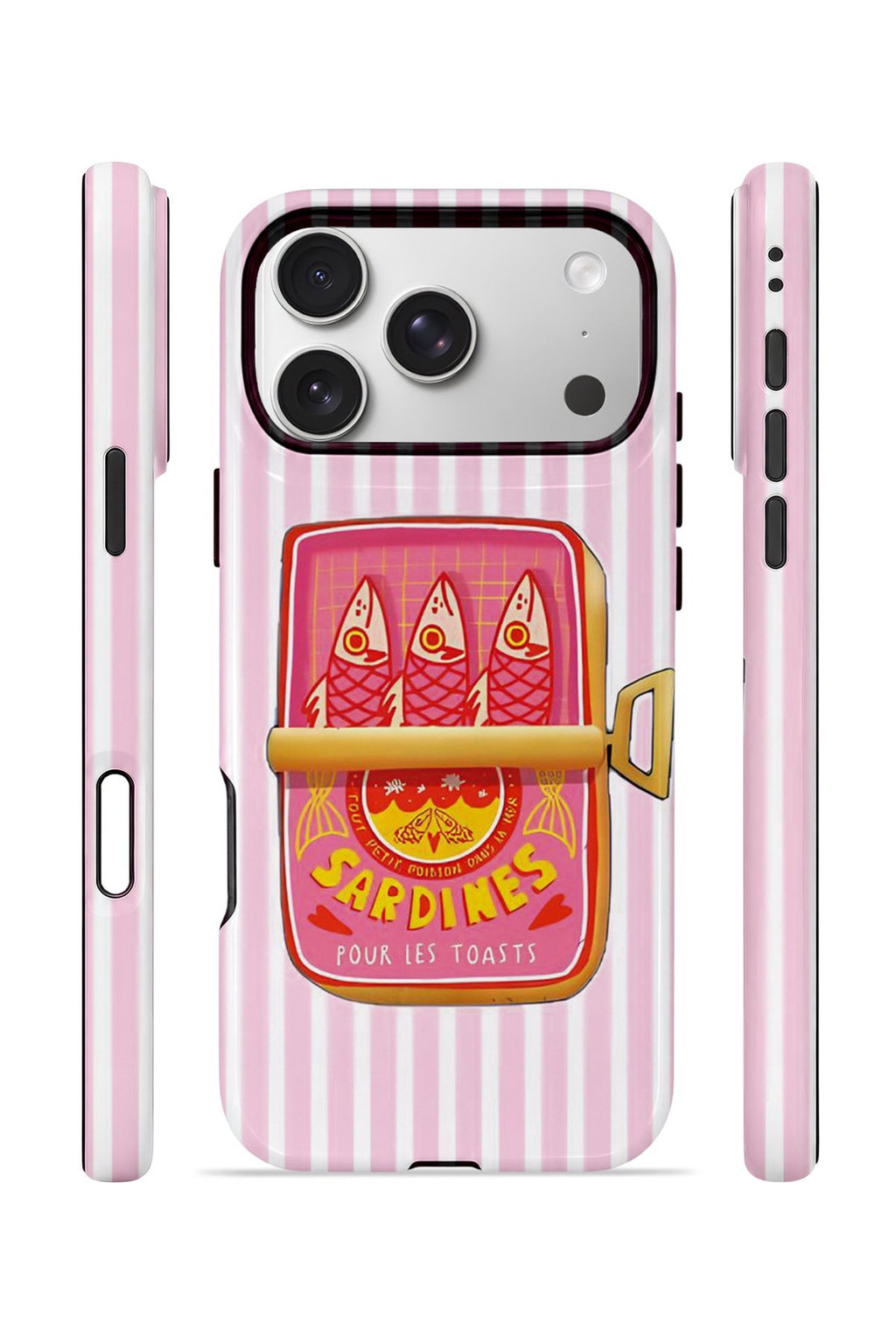 iPhone 17 Pro Max Vorian Çift Katmanlı Kılıf Sardine Club Pink