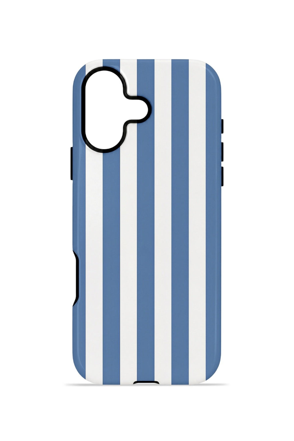 iPhone 16 Vorian Çift Katmanlı Kılıf Blue Marina Stripe