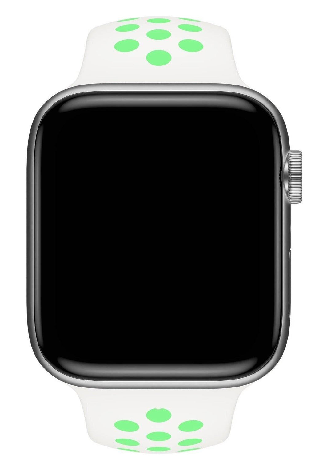Apple Watch Series Fileli Kordon Beyaz-Yeşil