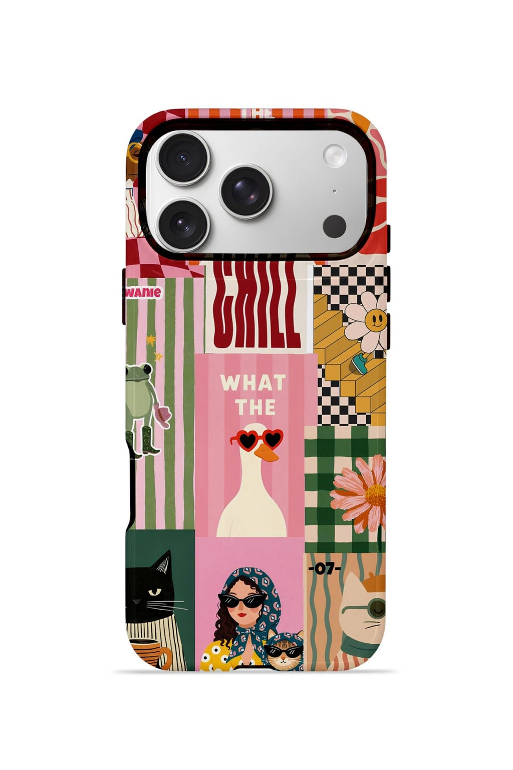 iPhone 17 Pro Max Vorian Çift Katmanlı MagSafe Kılıf Dolce Vita Collage