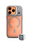 iPhone 17 Pro Max Cyrenn MagSafe Kılıf + Lens Koruyucu Titanyum Grisi