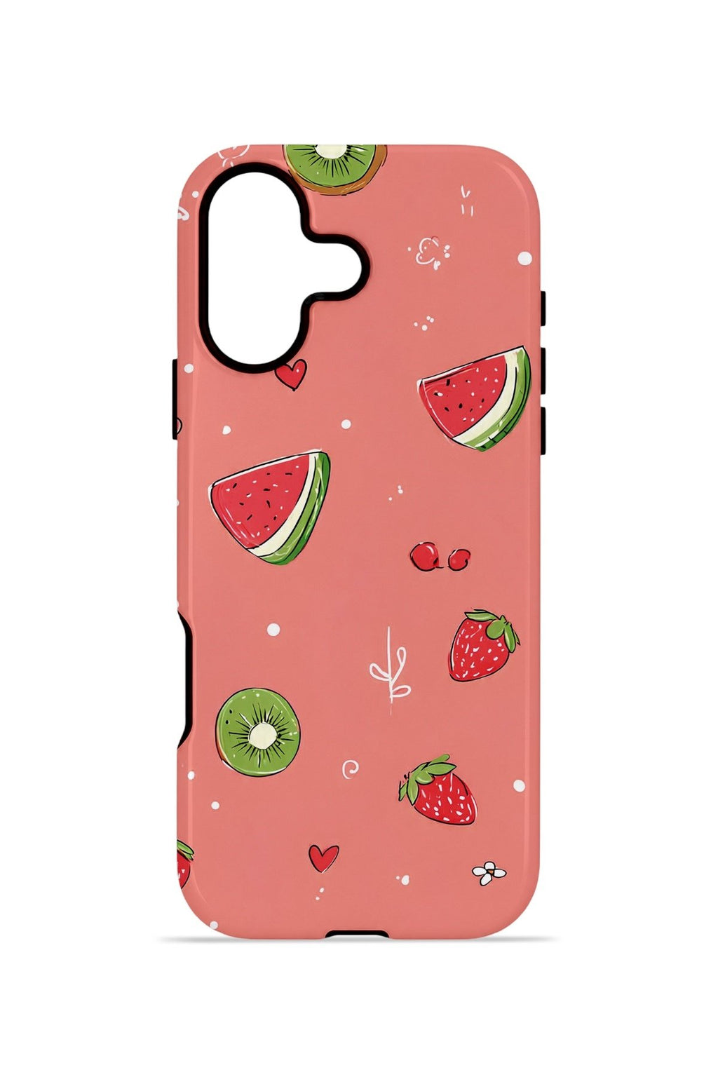 iPhone 17 Vorian Çift Katmanlı Kılıf Summer Fruit Crush