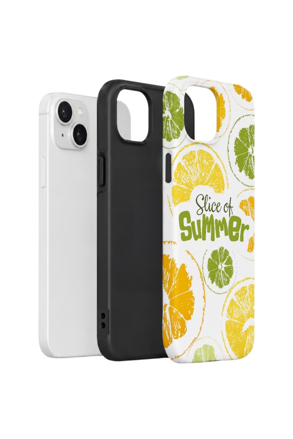 iPhone 15 Vorian Çift Katmanlı Kılıf Slice Of Summer