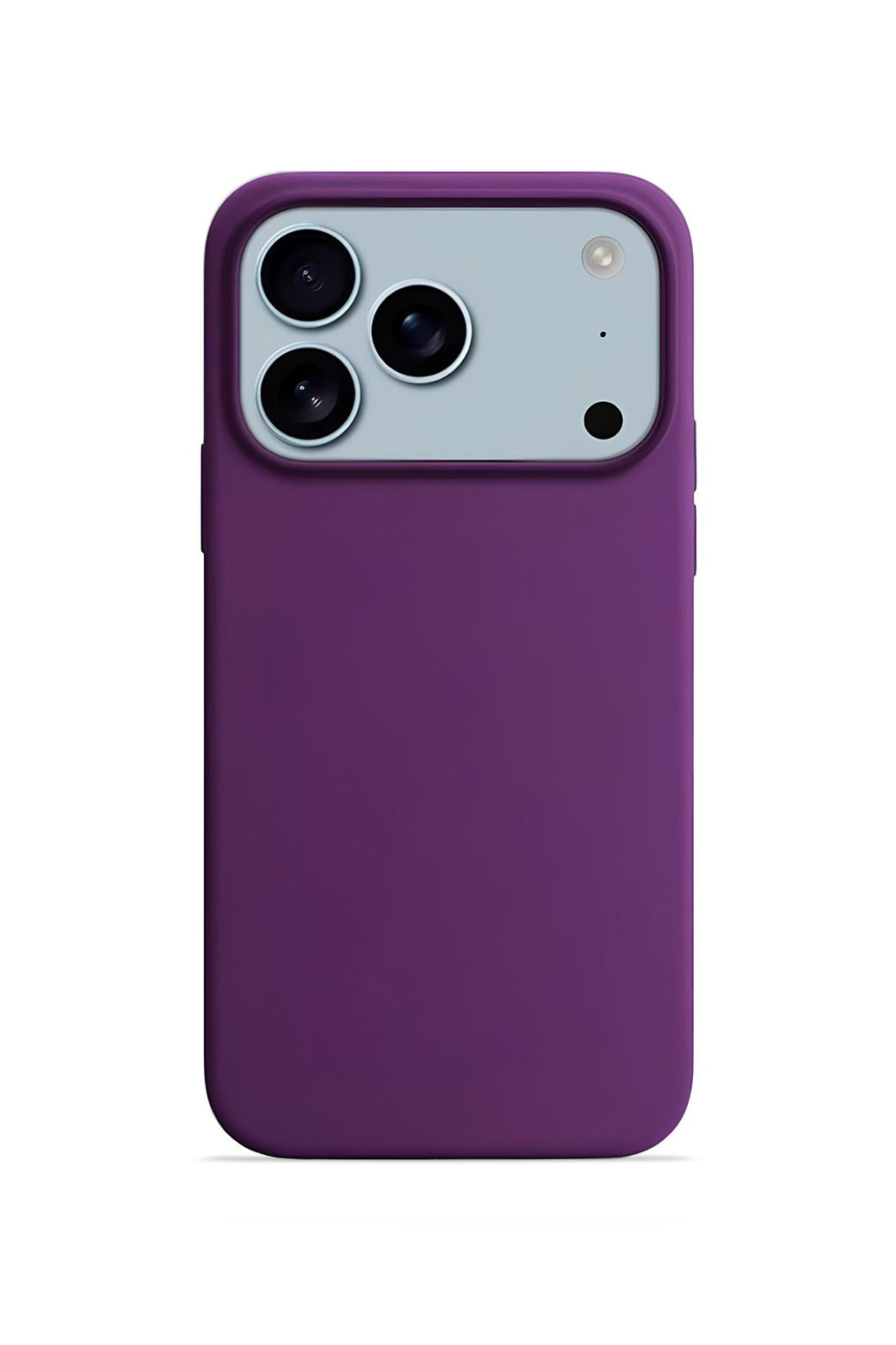 iPhone 17 Pro Max Soft Touch Lansman Silikon Kılıf Derin Mor