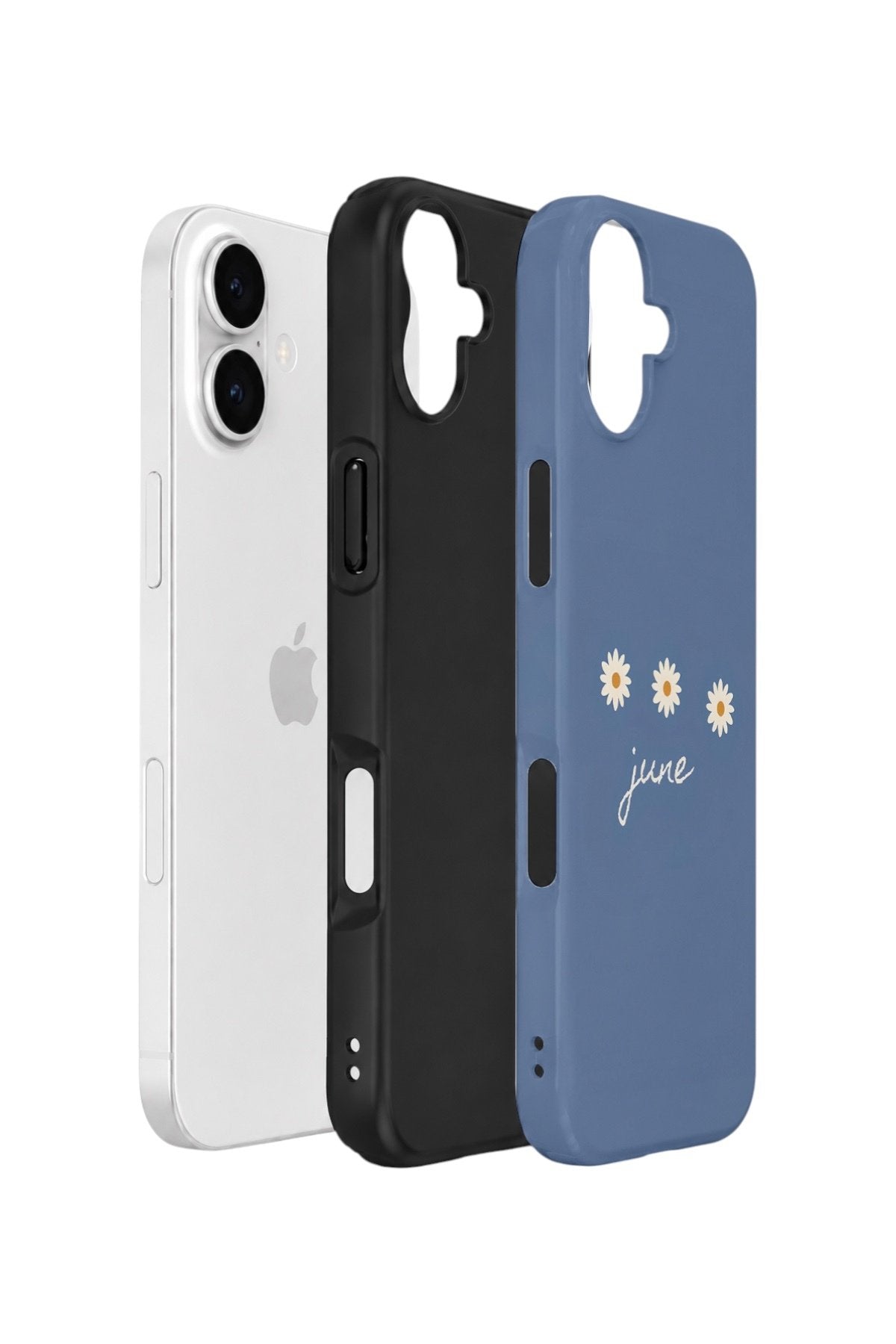 iPhone 17 Vorian Çift Katmanlı Kılıf June Daisy Blue