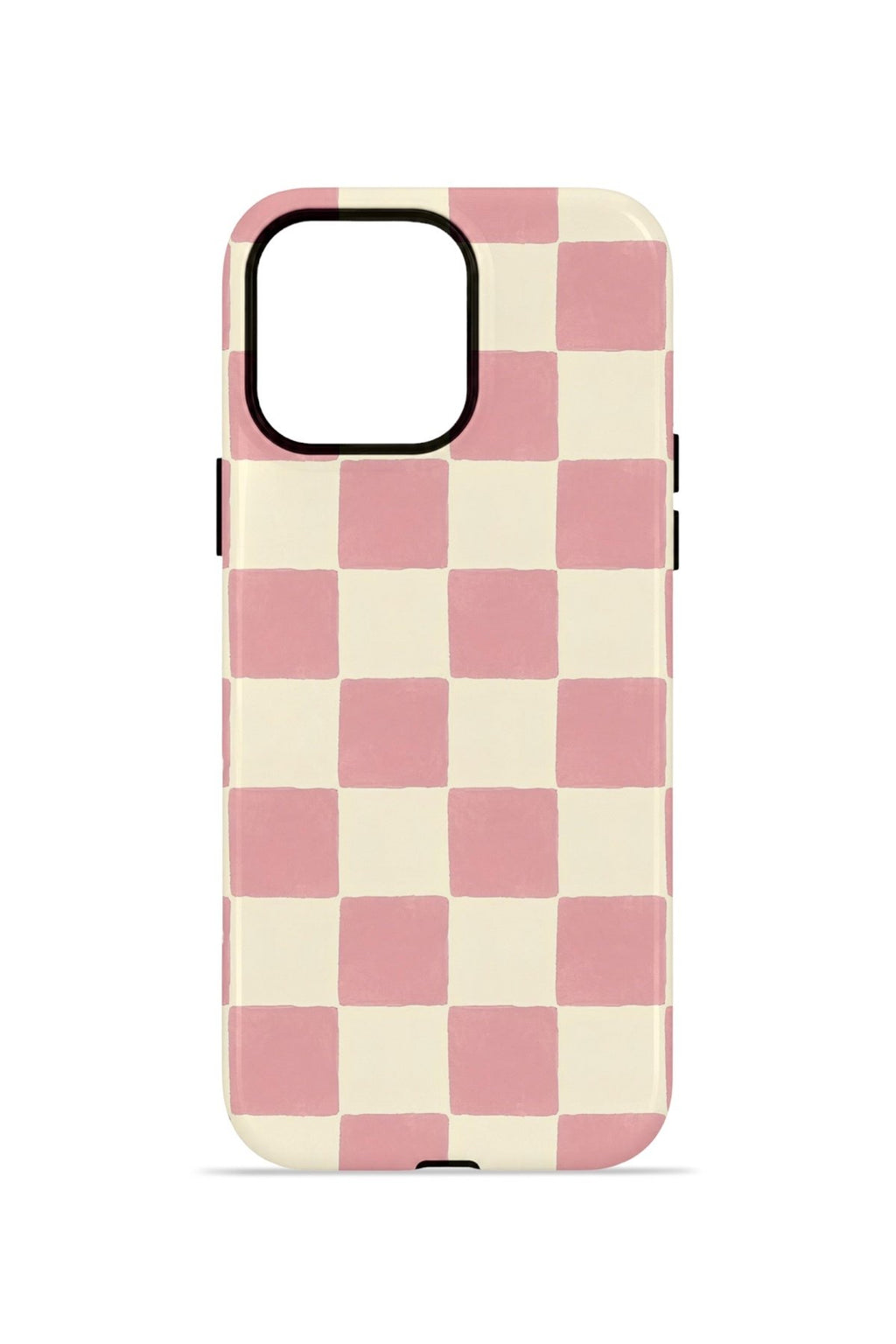 iPhone 14 Pro Vorian Çift Katmanlı MagSafe Kılıf Blush Checker