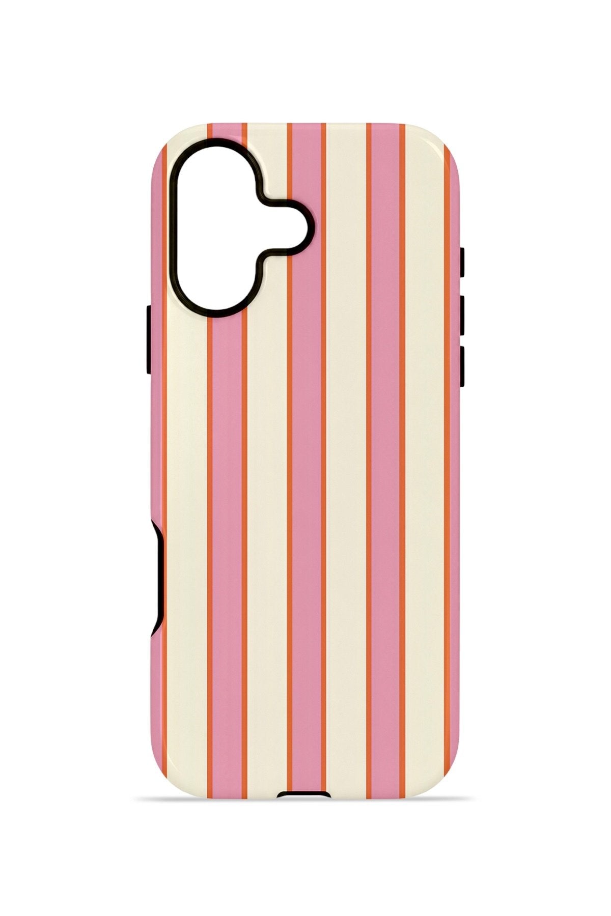 iPhone 16 Plus Vorian Çift Katmanlı MagSafe Kılıf Sunset Candy Stripe