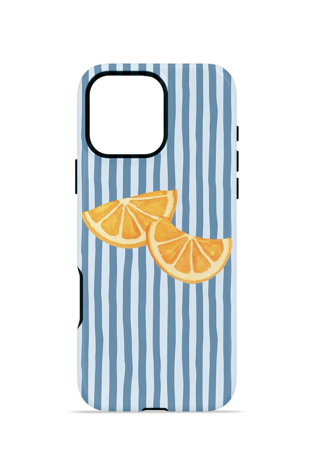 iPhone 16 Pro Max Vorian Çift Katmanlı Kılıf Blue Orange Slices