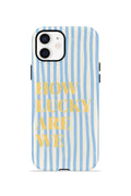 iPhone 11 Vorian Çift Katmanlı MagSafe Kılıf Lucky Summer Stripe