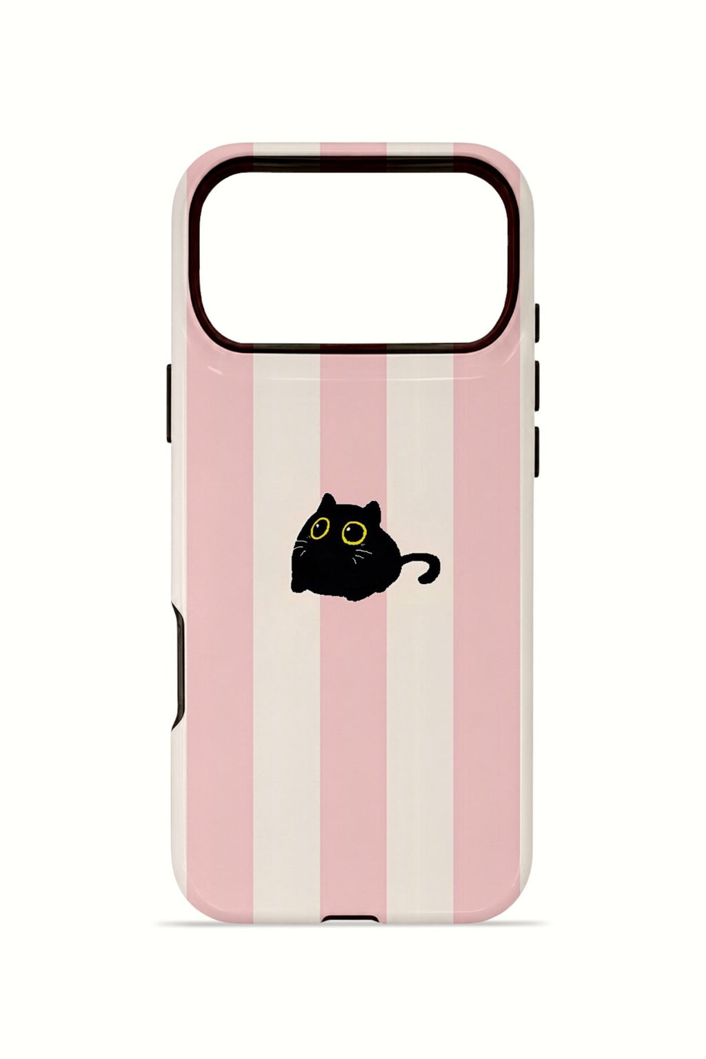 iPhone 17 Pro Max Vorian Çift Katmanlı Kılıf Midnight Cat Stripe