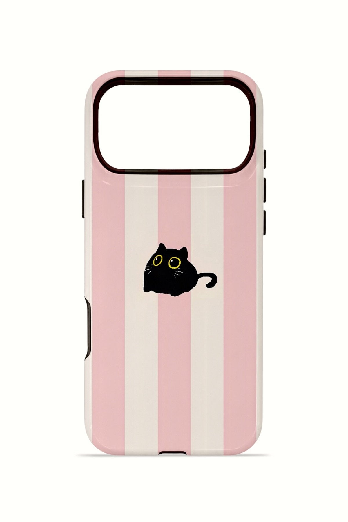 iPhone 17 Pro Max Vorian Çift Katmanlı Kılıf Midnight Cat Stripe