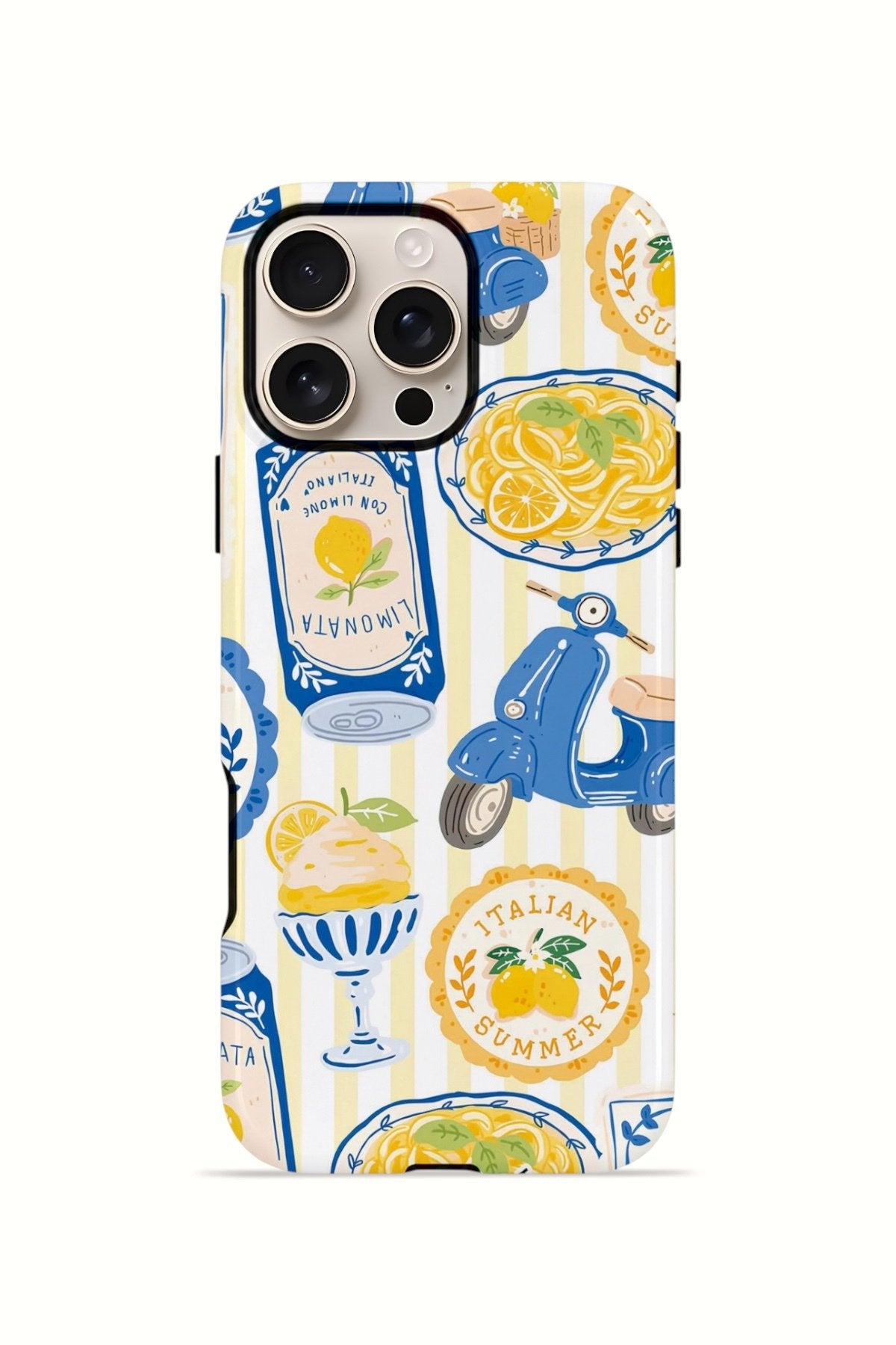 iPhone 16 Pro Vorian Çift Katmanlı Kılıf Italian Tableware