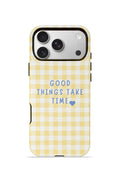 iPhone 17 Pro Max Vorian Çift Katmanlı MagSafe Kılıf Good Things Gingham