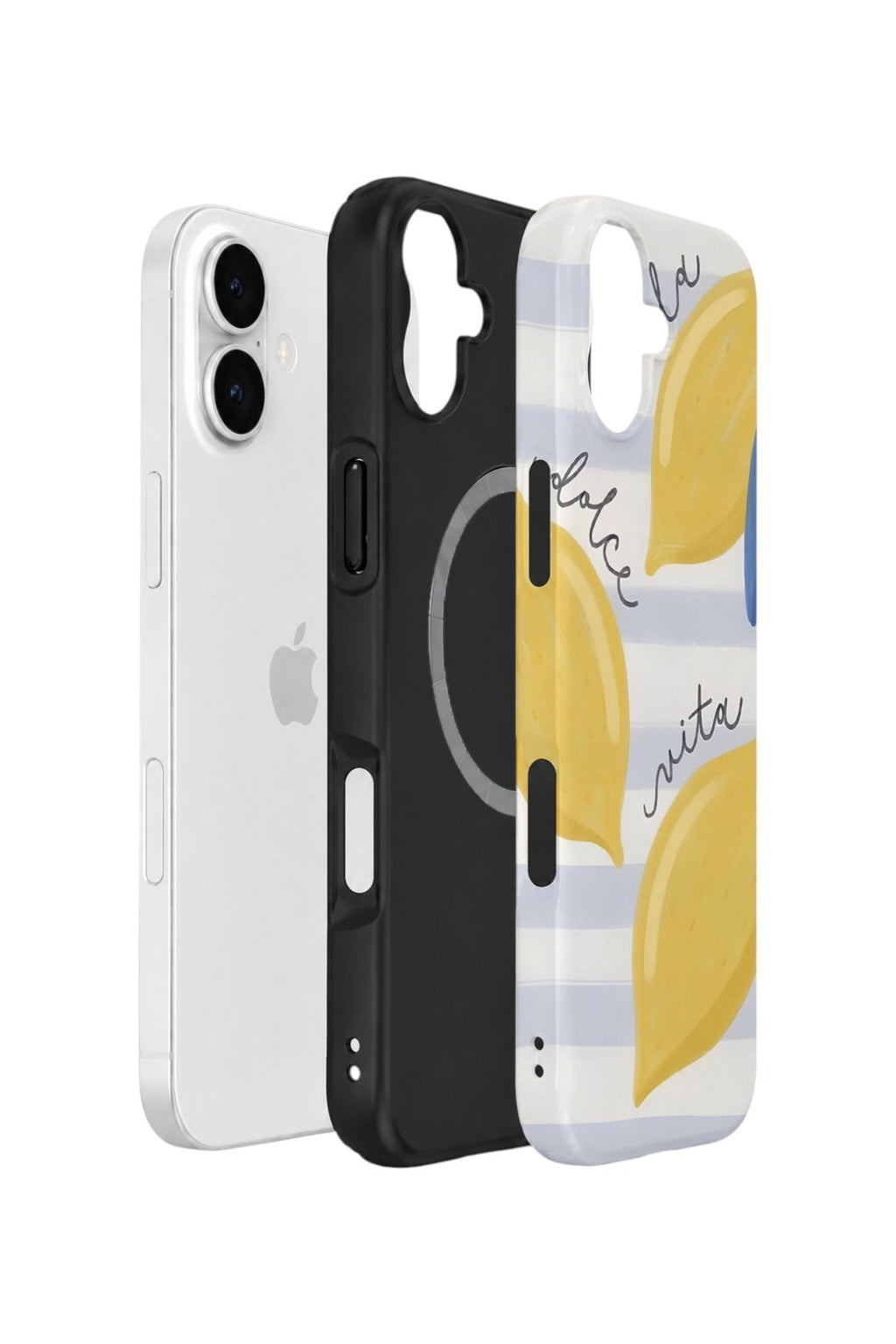 iPhone 17 Vorian Çift Katmanlı MagSafe Kılıf Dolce Vita Lemon