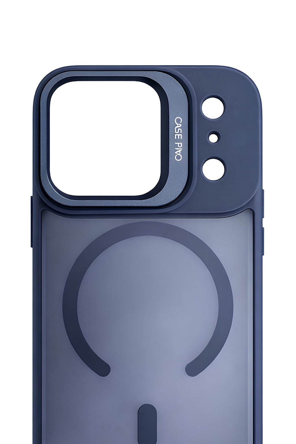 iPhone 17 Pro Max Cyrenn MagSafe Kılıf + Lens Koruyucu Gece Mavisi