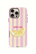 iPhone 16 Pro Max Vorian Çift Katmanlı MagSafe Kılıf Summer Vibes Lemon