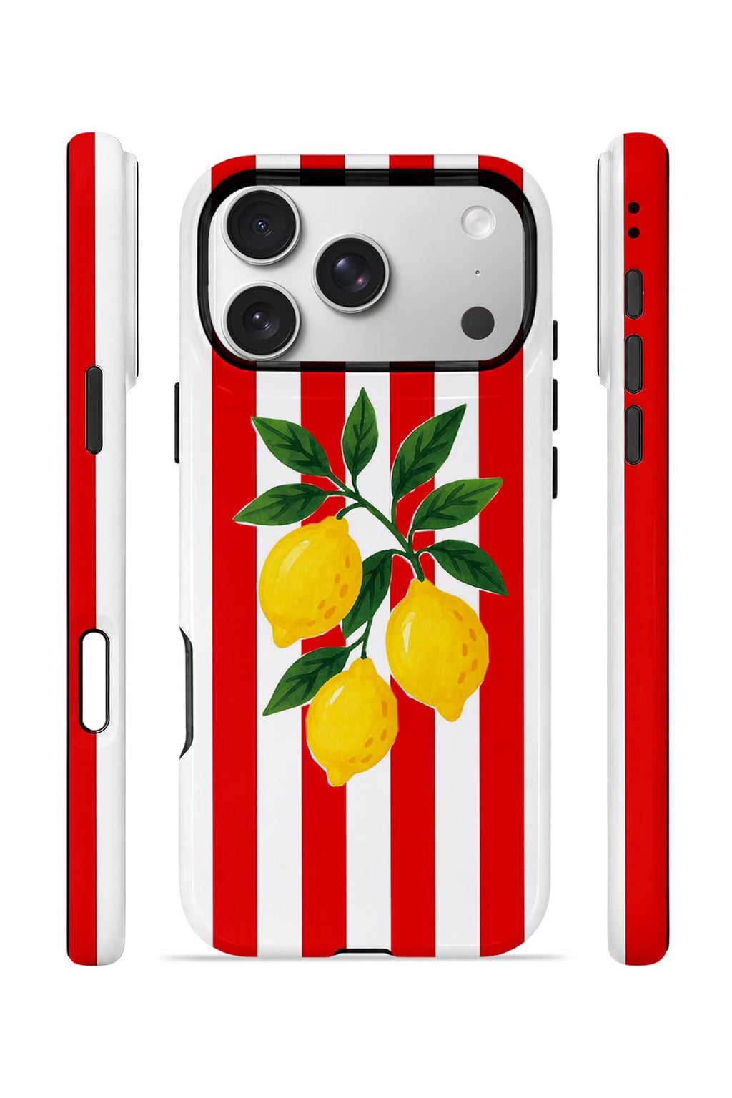 iPhone 17 Pro Max Vorian Çift Katmanlı MagSafe Kılıf Lemon Parade Red