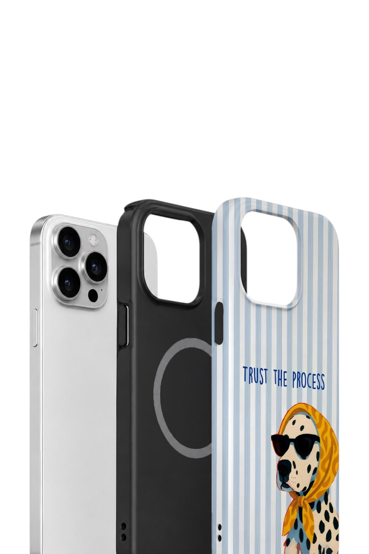 iPhone 12 Pro Max Vorian Çift Katmanlı MagSafe Kılıf Trust The Process Dalmatian