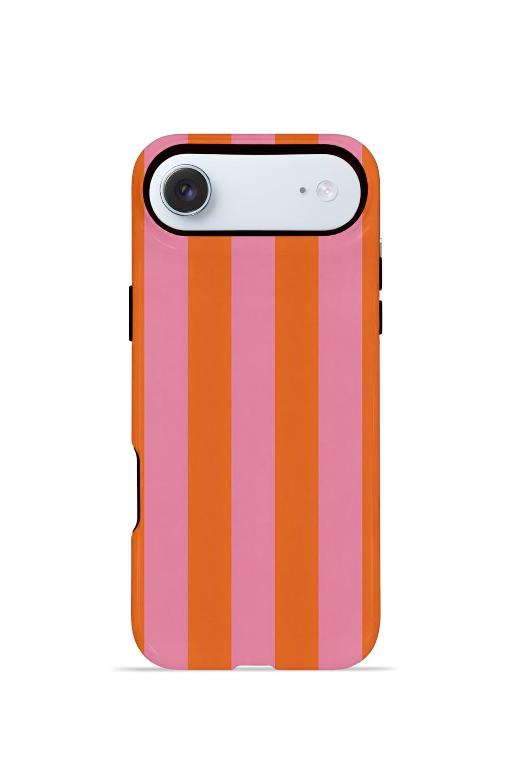 iPhone 17 Air Vorian Çift Katmanlı Kılıf Tangerine Rose Stripe