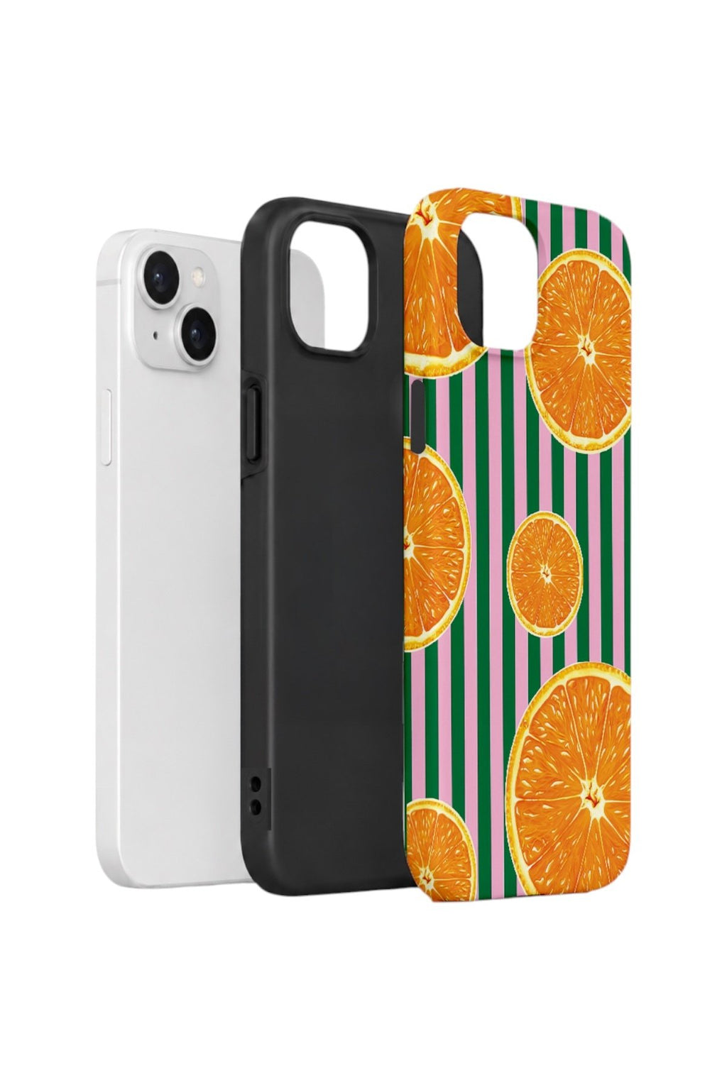 iPhone 14 Plus Vorian Çift Katmanlı Kılıf Orange Grove Cabana