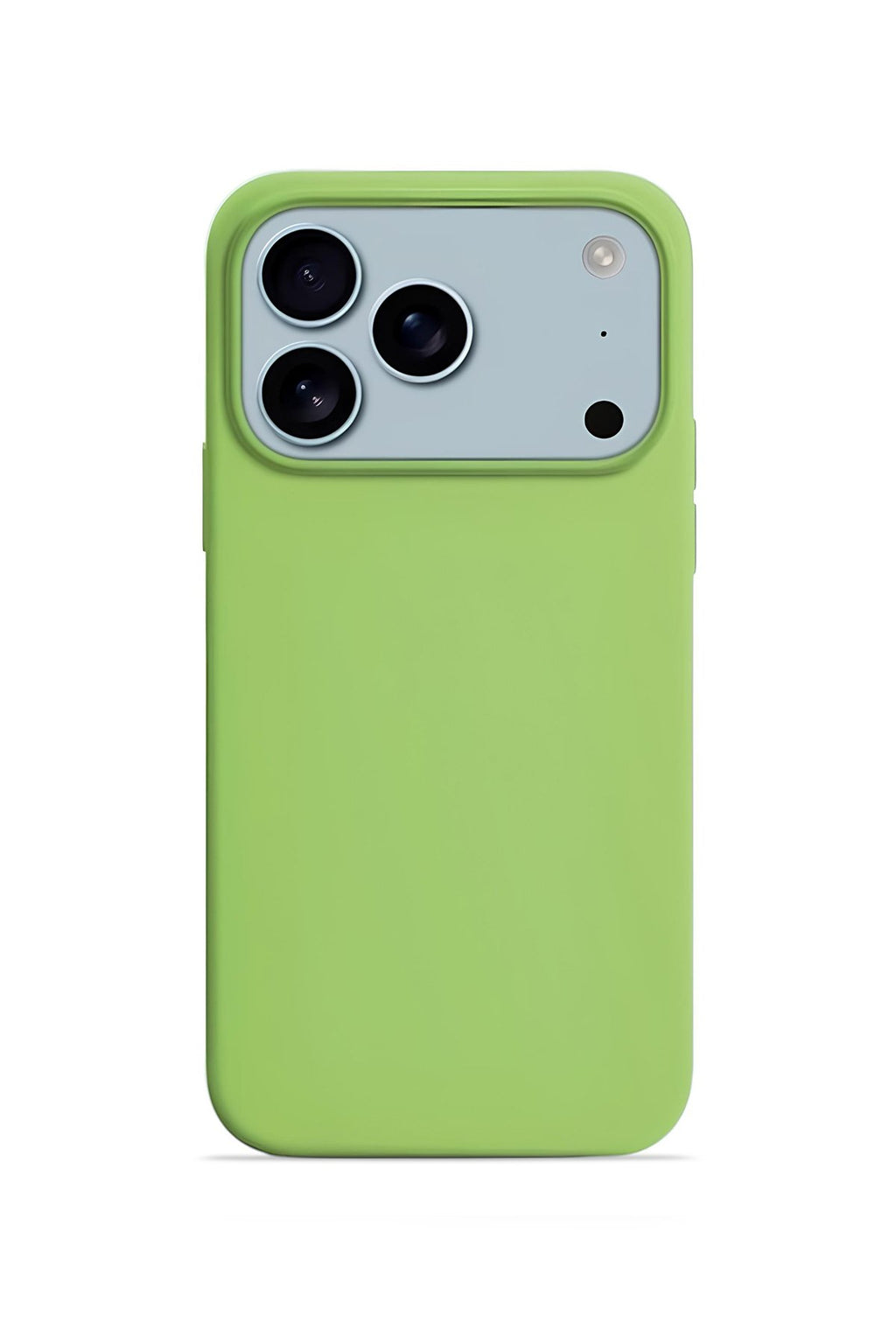 iPhone 17 Pro 6.3'' Soft Touch Lansman Silikon Kılıf Fıstık Yeşili