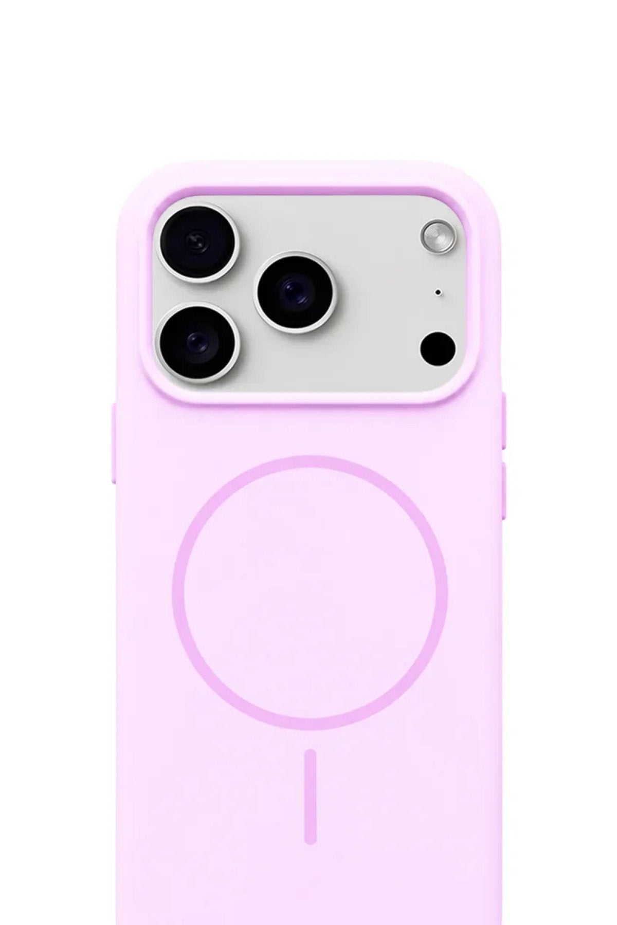 iPhone 17 Pro 6.3" Mag Core Akıllı MagSafe Animasyonlu Silikon Kılıf Lila