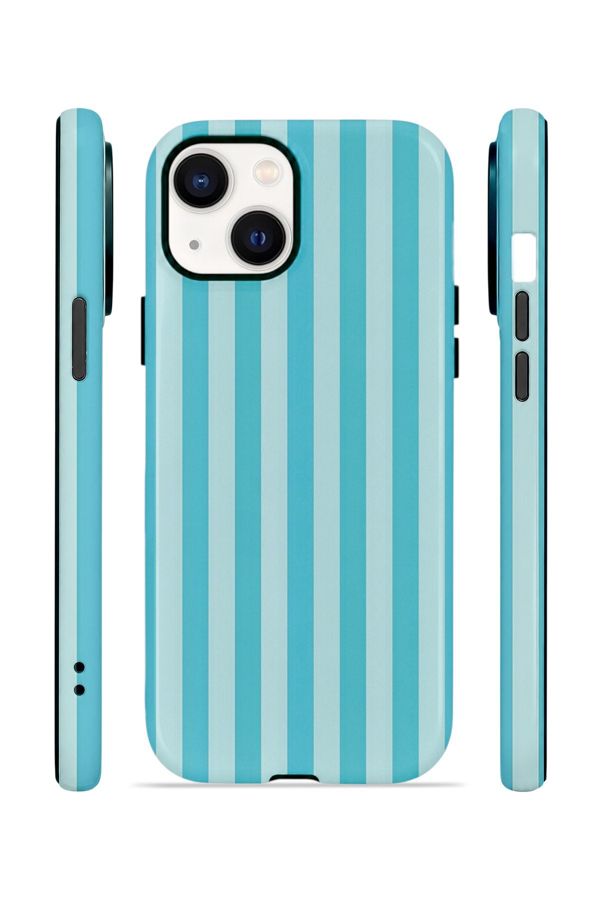 iPhone 15 Plus Vorian Çift Katmanlı Kılıf Turquoise Riviera