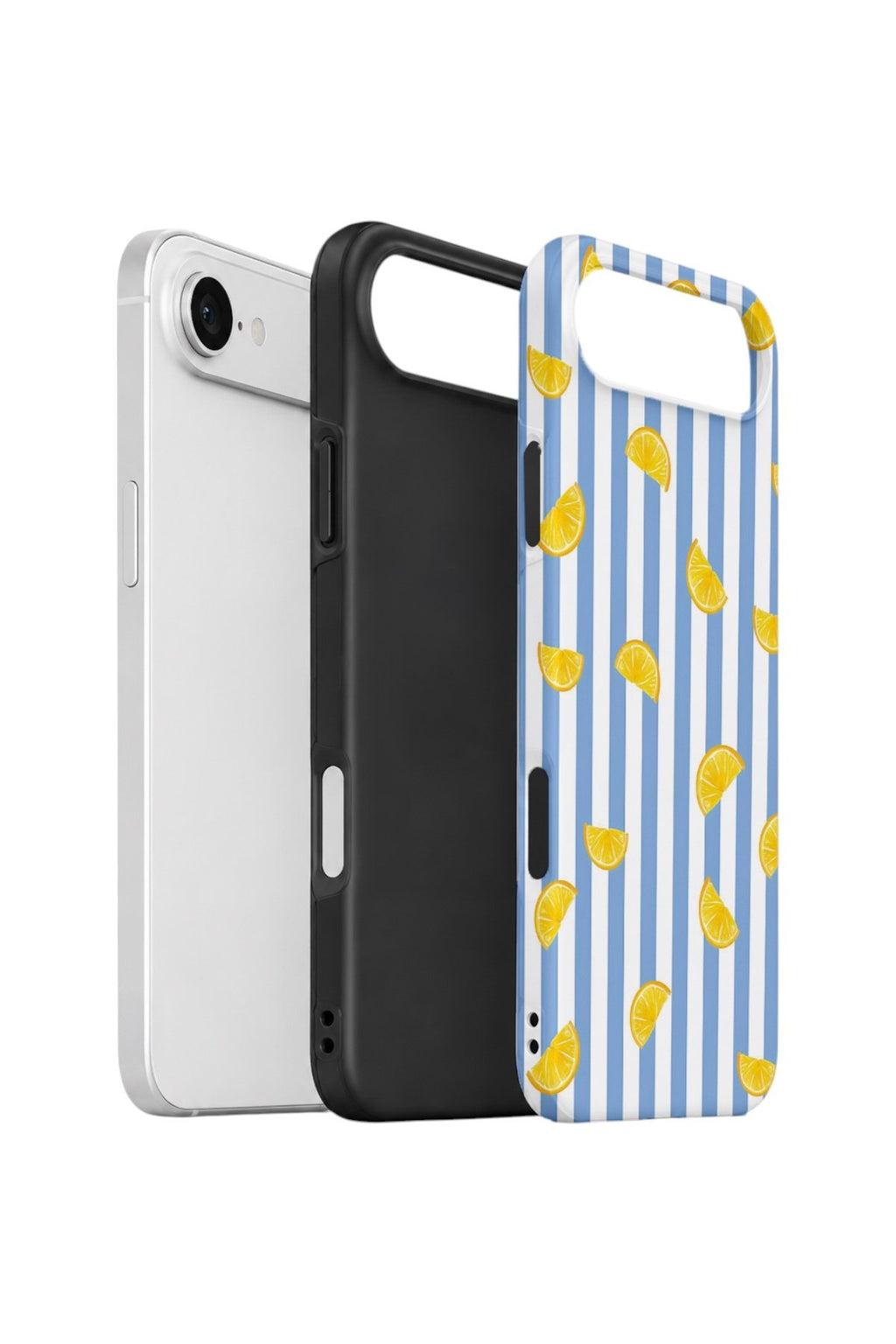 iPhone 17 Air Vorian Çift Katmanlı Kılıf Lemon Confetti Blue
