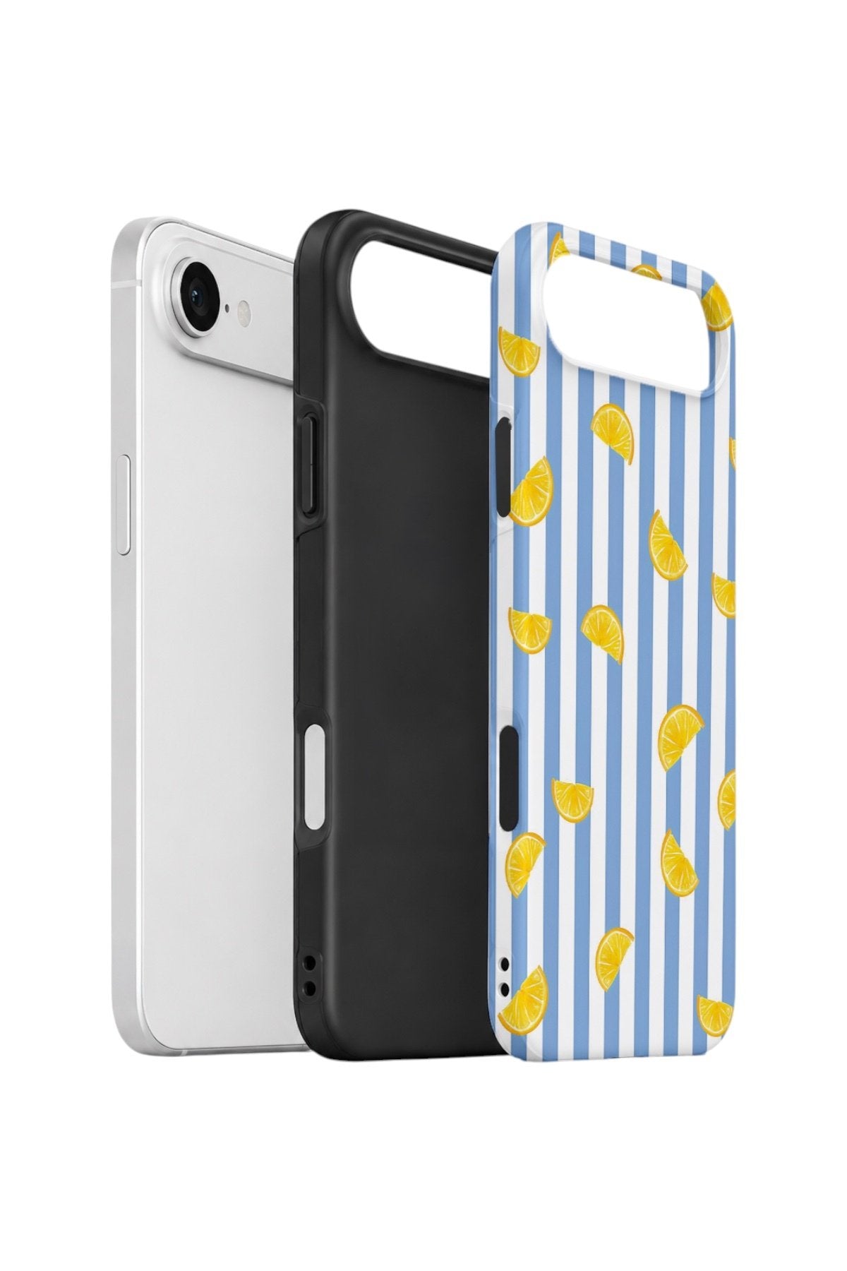 iPhone 17 Air Vorian Çift Katmanlı Kılıf Lemon Confetti Blue