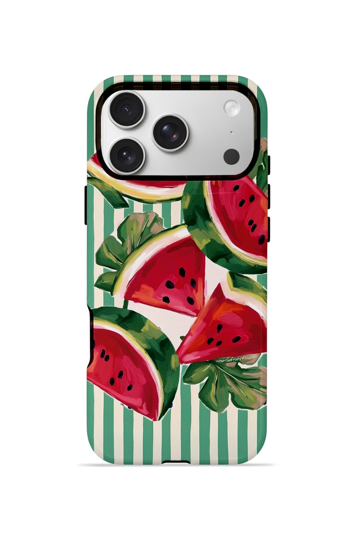 iPhone 17 Pro Vorian Çift Katmanlı Kılıf Watermelon Cabana