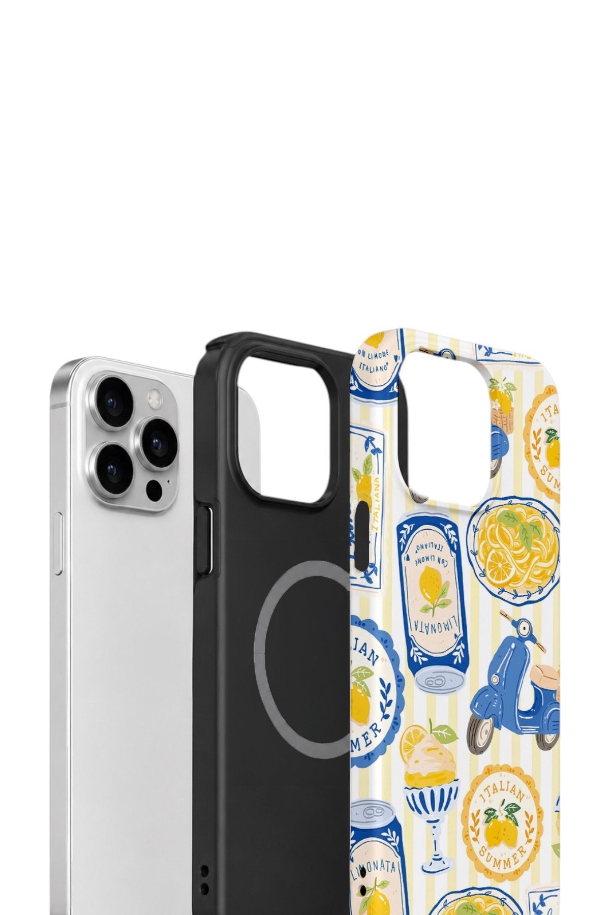 iPhone 12 Pro Vorian Çift Katmanlı MagSafe Kılıf Italian Tableware