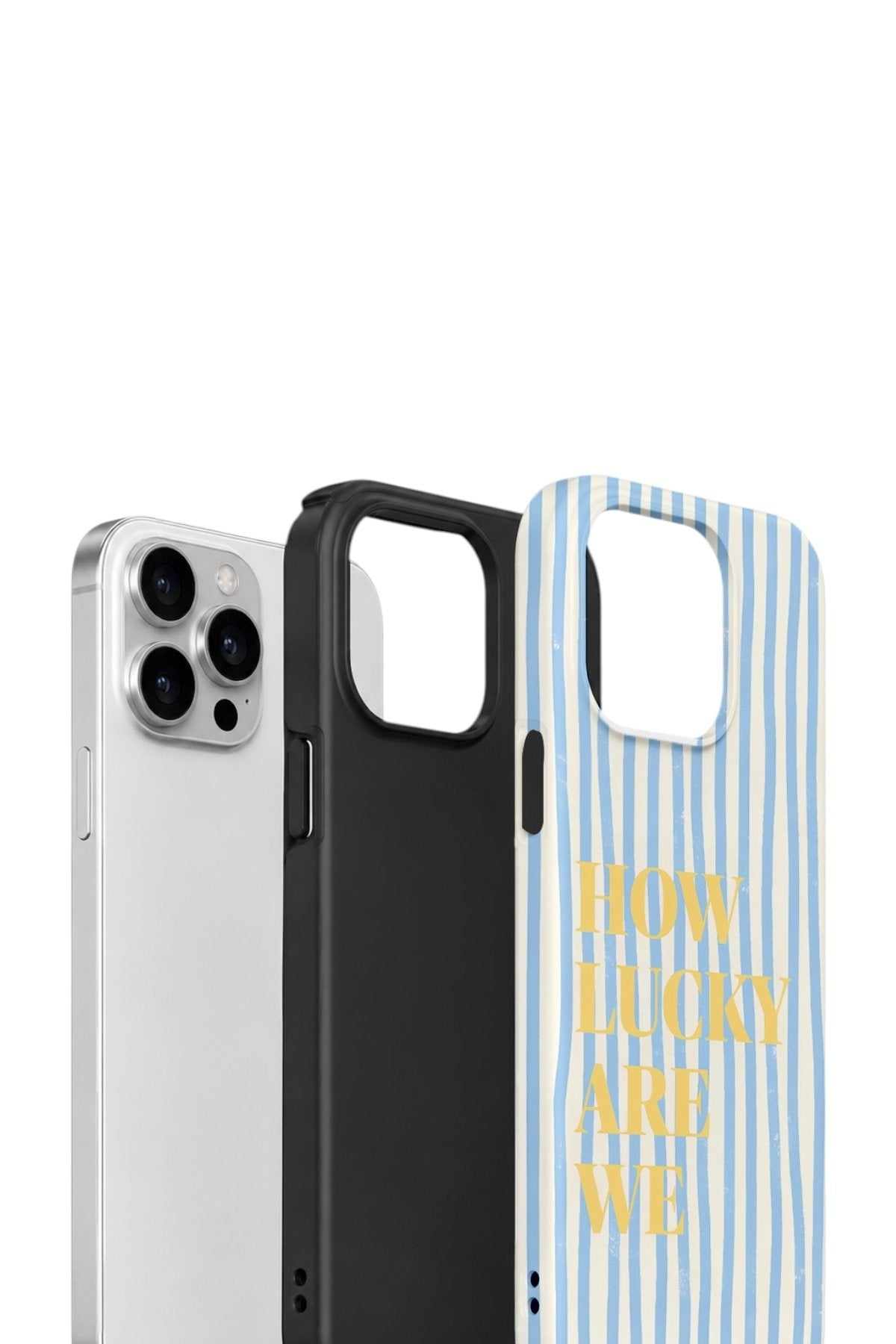 iPhone 12 Pro Max Vorian Çift Katmanlı Kılıf Lucky Summer Stripe