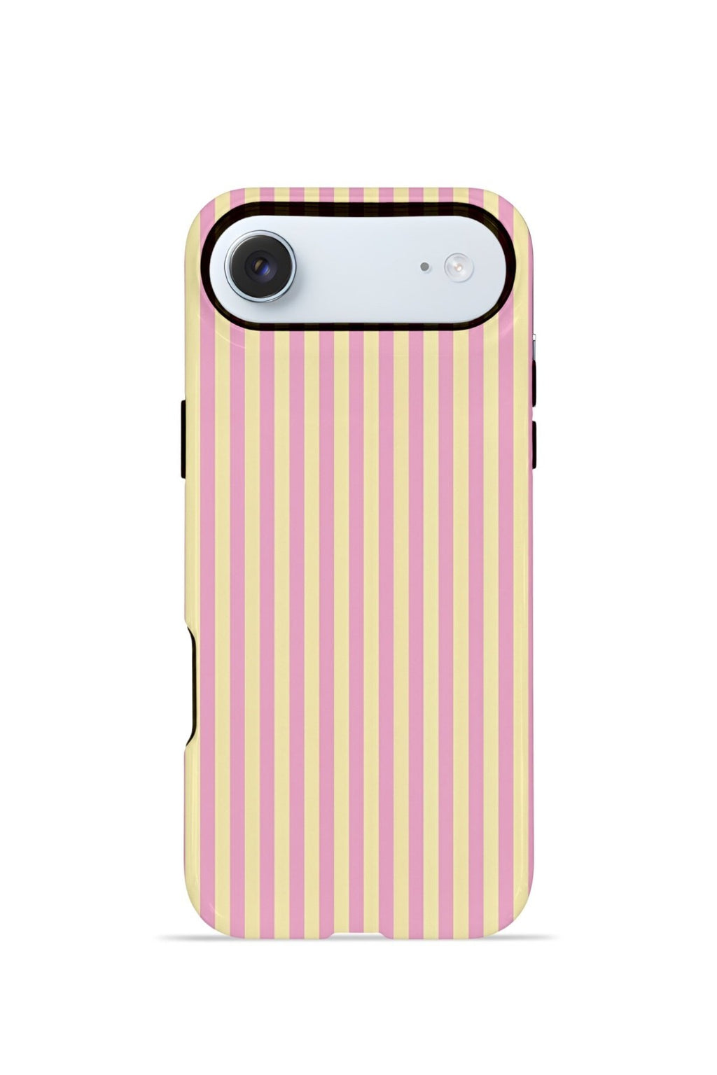 iPhone 17 Air Vorian Çift Katmanlı MagSafe Kılıf Lemon Candy Pinstripe
