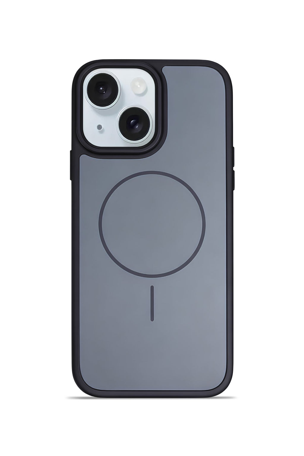 iPhone 13-14 Premium Soft Magsafe Silikon Kılıf Kömür