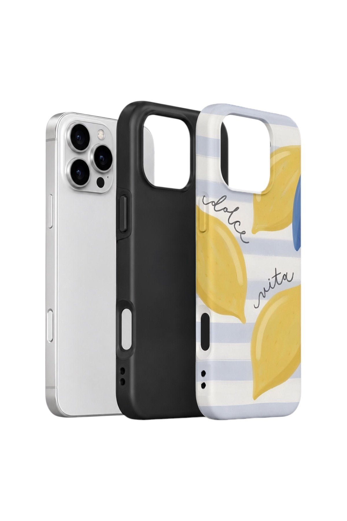 iPhone 16 Pro Vorian Çift Katmanlı Kılıf Dolce Vita Lemon