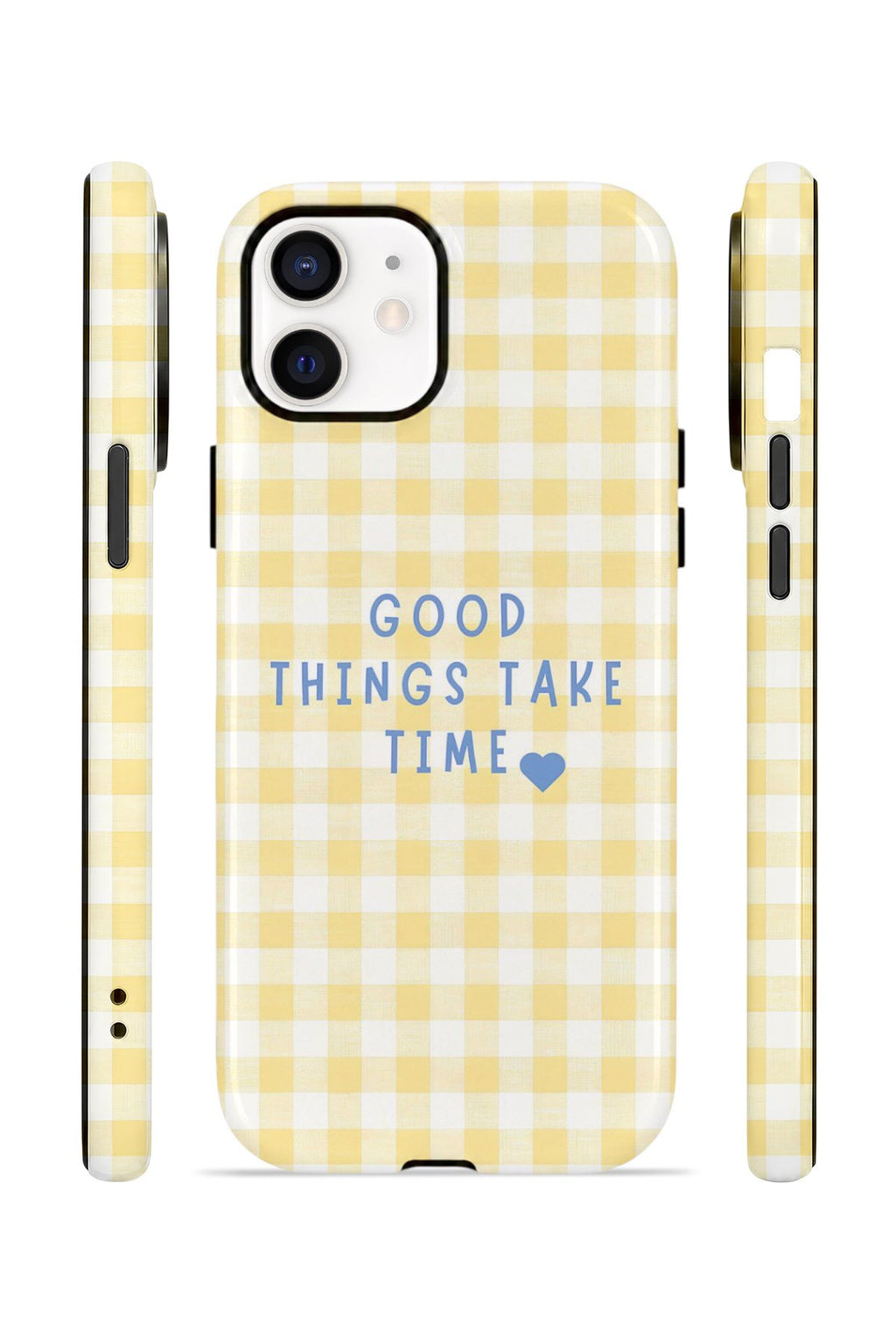iPhone 12 Vorian Çift Katmanlı MagSafe Kılıf Good Things Gingham