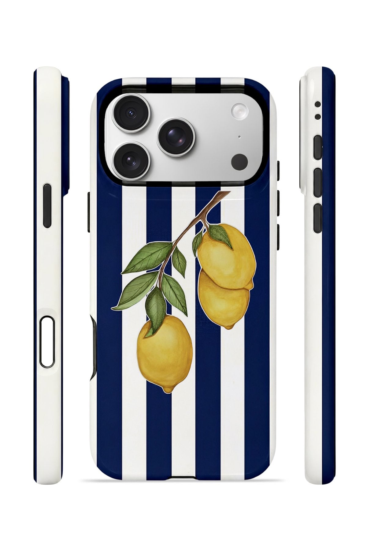 iPhone 17 Pro Vorian Çift Katmanlı Kılıf Amalfi Lemon Branch