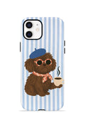 iPhone 11 Vorian Çift Katmanlı Kılıf Cafe Dog Riviera