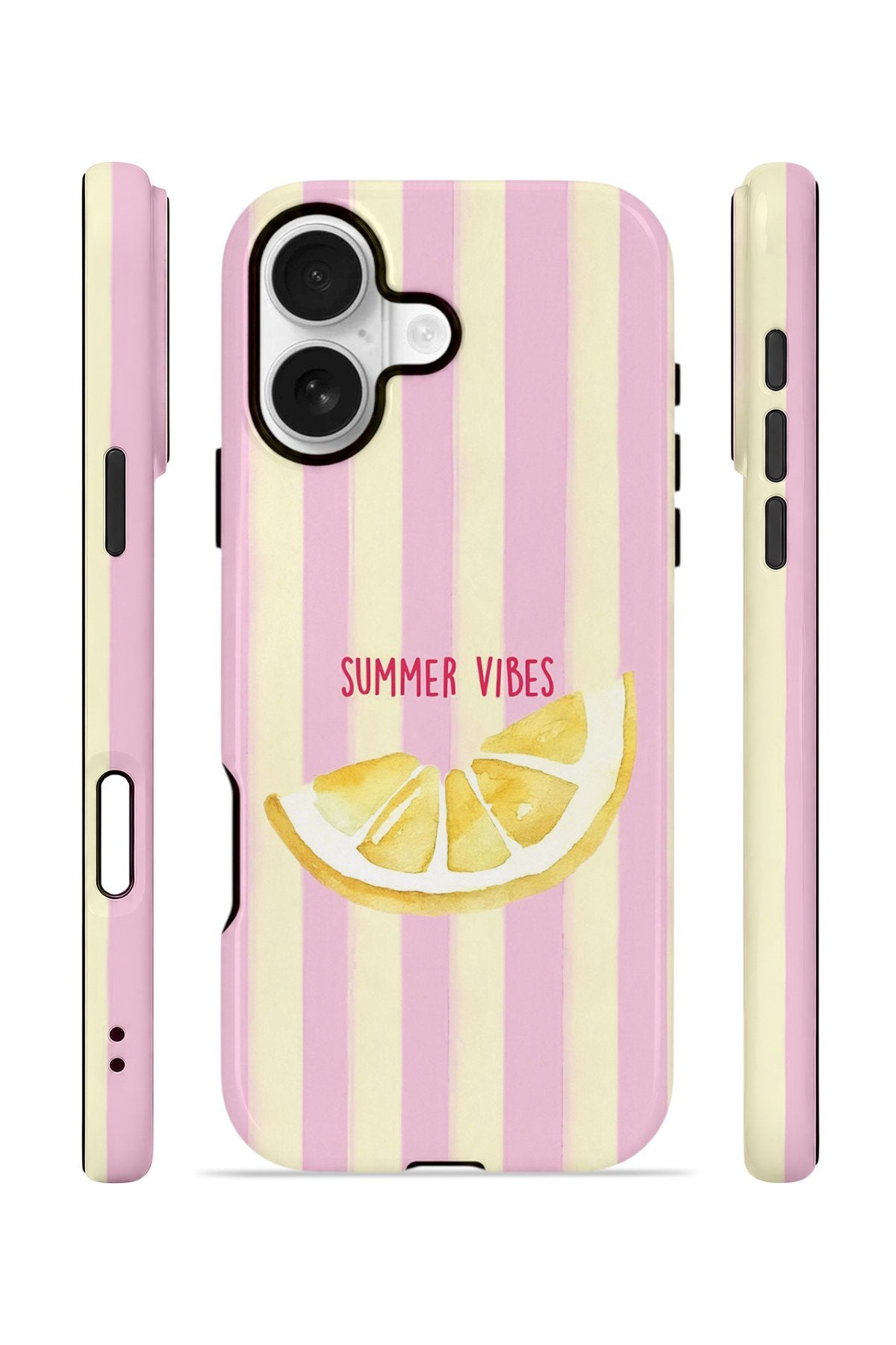 iPhone 17 Vorian Çift Katmanlı MagSafe Kılıf Summer Vibes Lemon