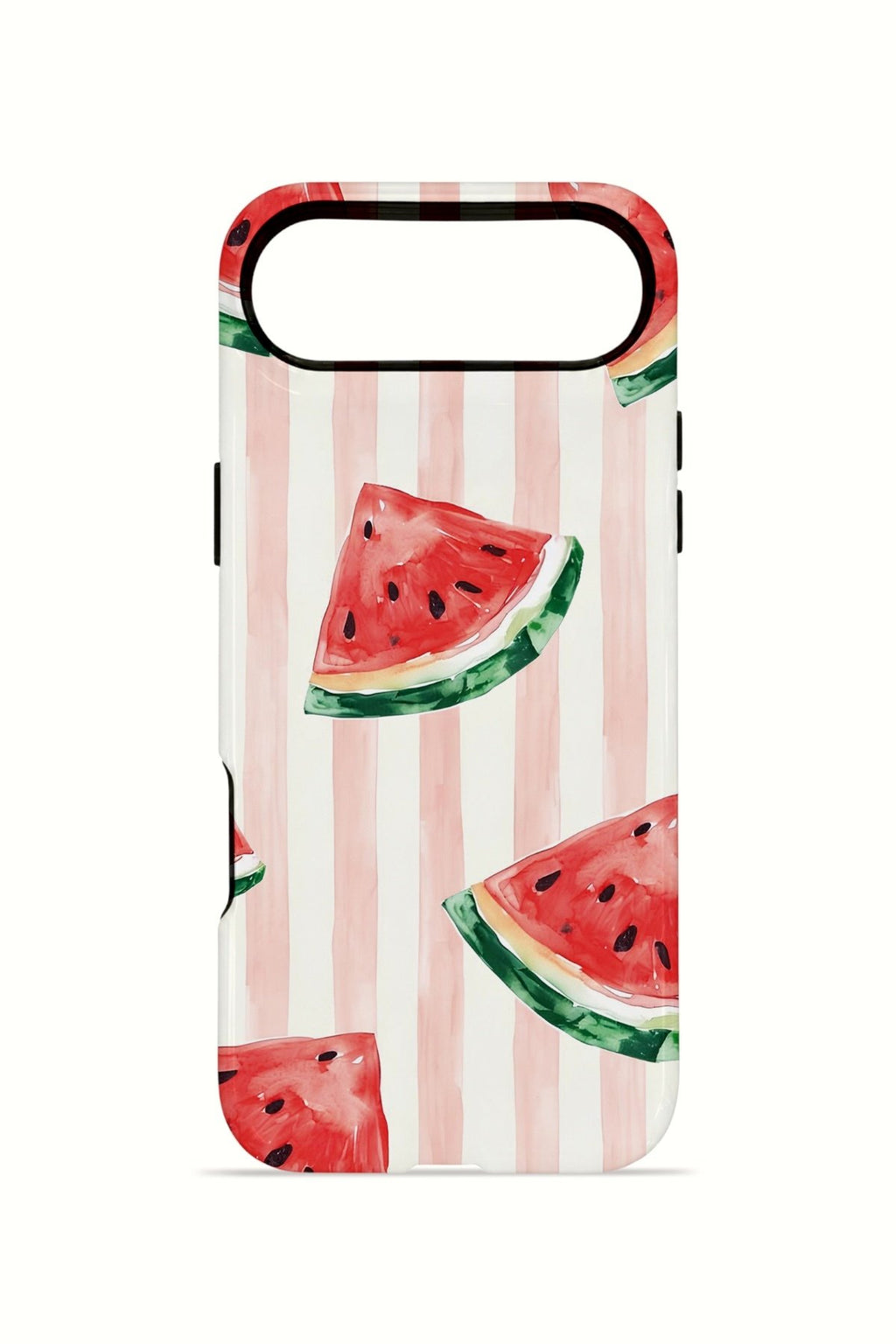 iPhone 17 Air Vorian Çift Katmanlı Kılıf Watermelon Blush Stripe