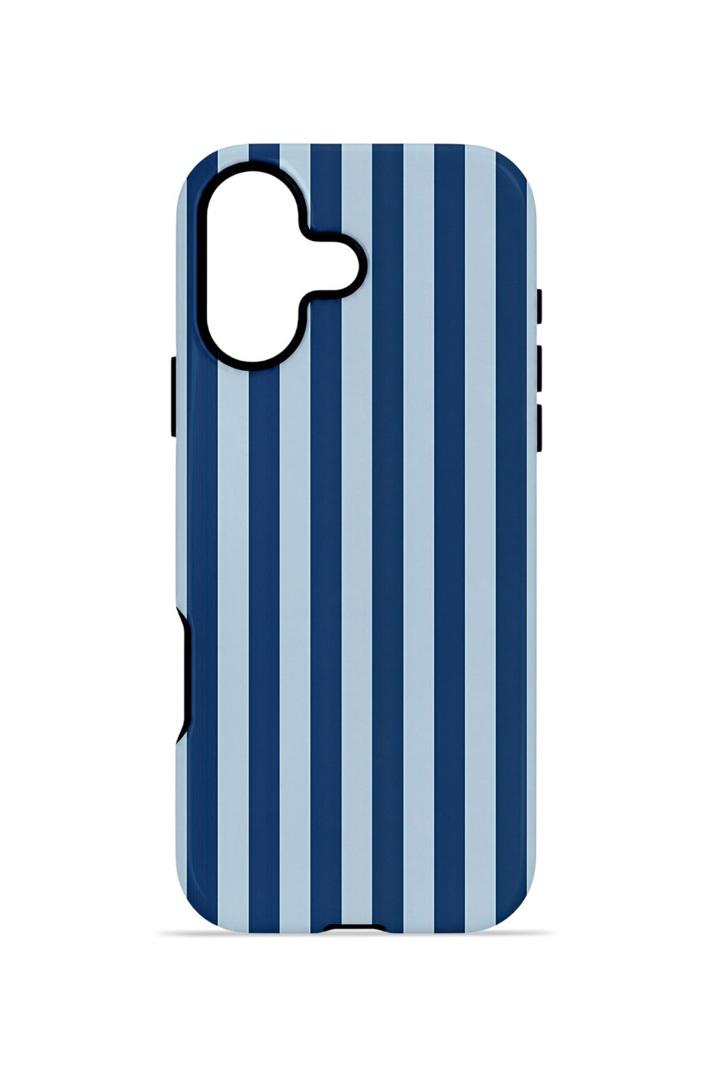 iPhone 16 Plus Vorian Çift Katmanlı Kılıf Navy Riviera Stripe