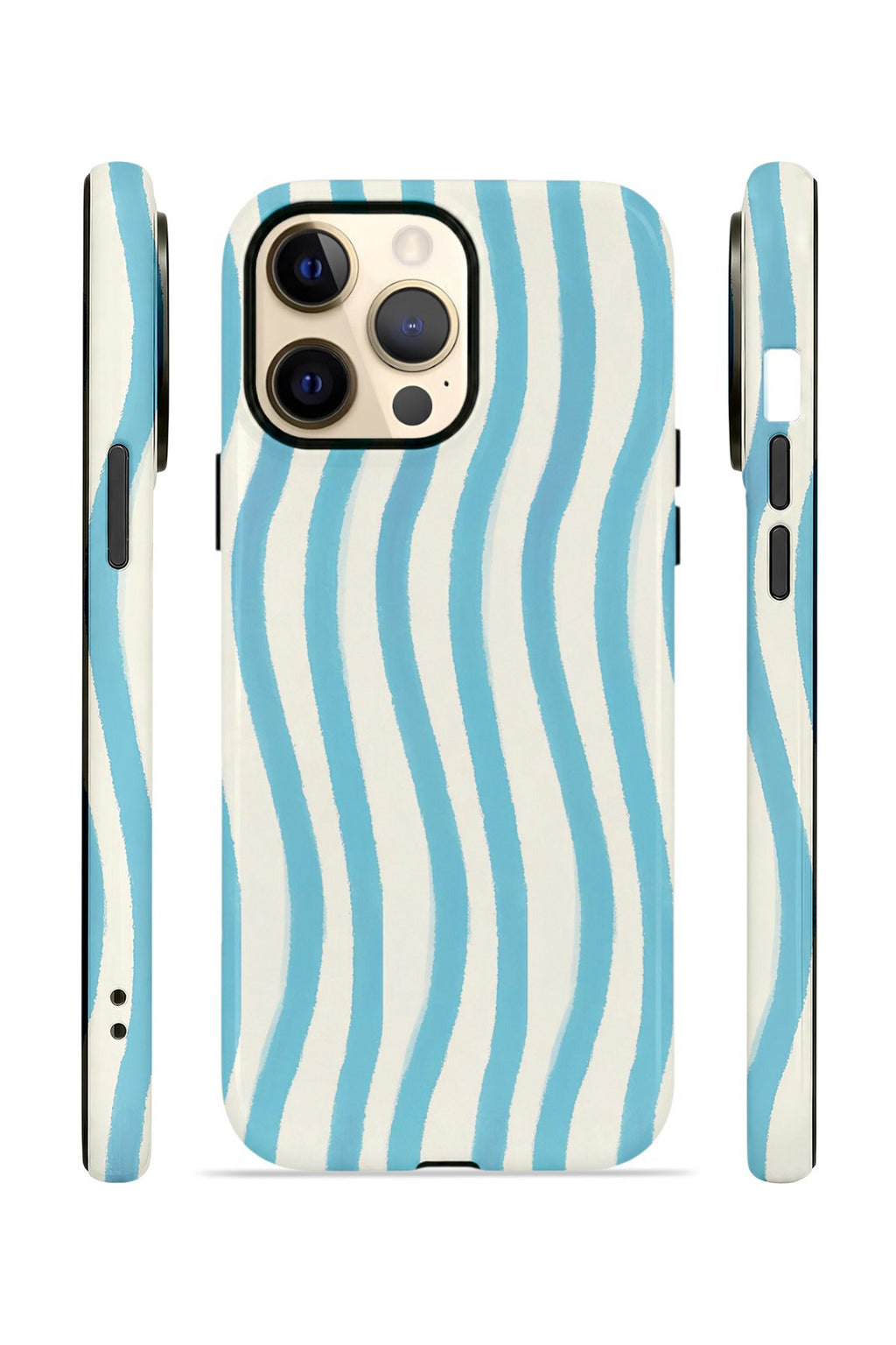 iPhone 13 Pro Max Vorian Çift Katmanlı Kılıf Aqua Wave Riviera