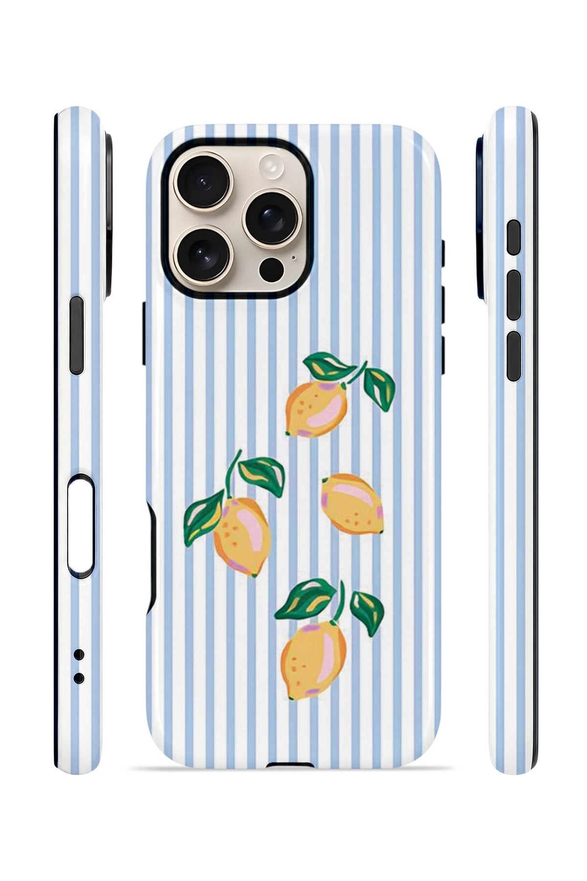 iPhone 16 Pro Vorian Çift Katmanlı Kılıf Mini Lemon Riviera