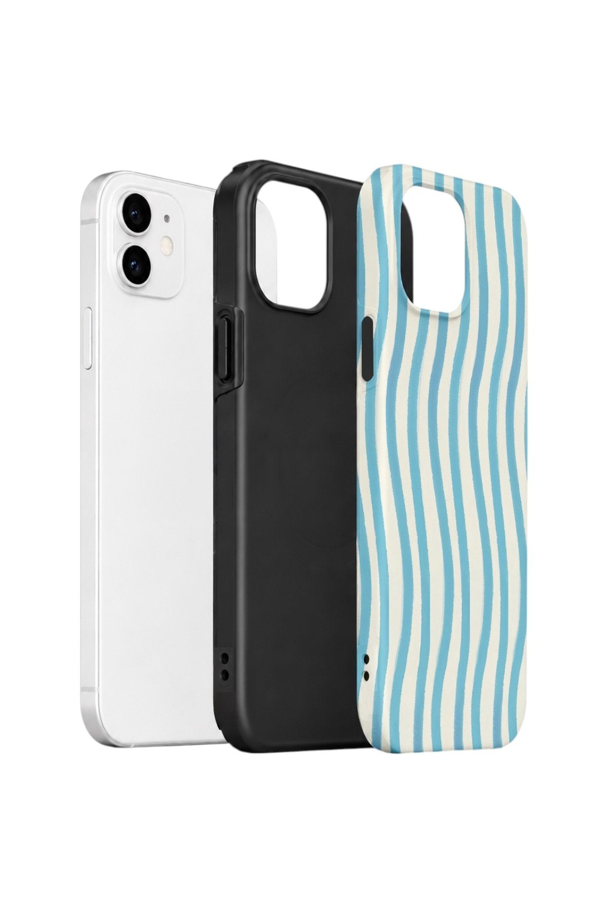iPhone 12 Vorian Çift Katmanlı Kılıf Aqua Wave Riviera