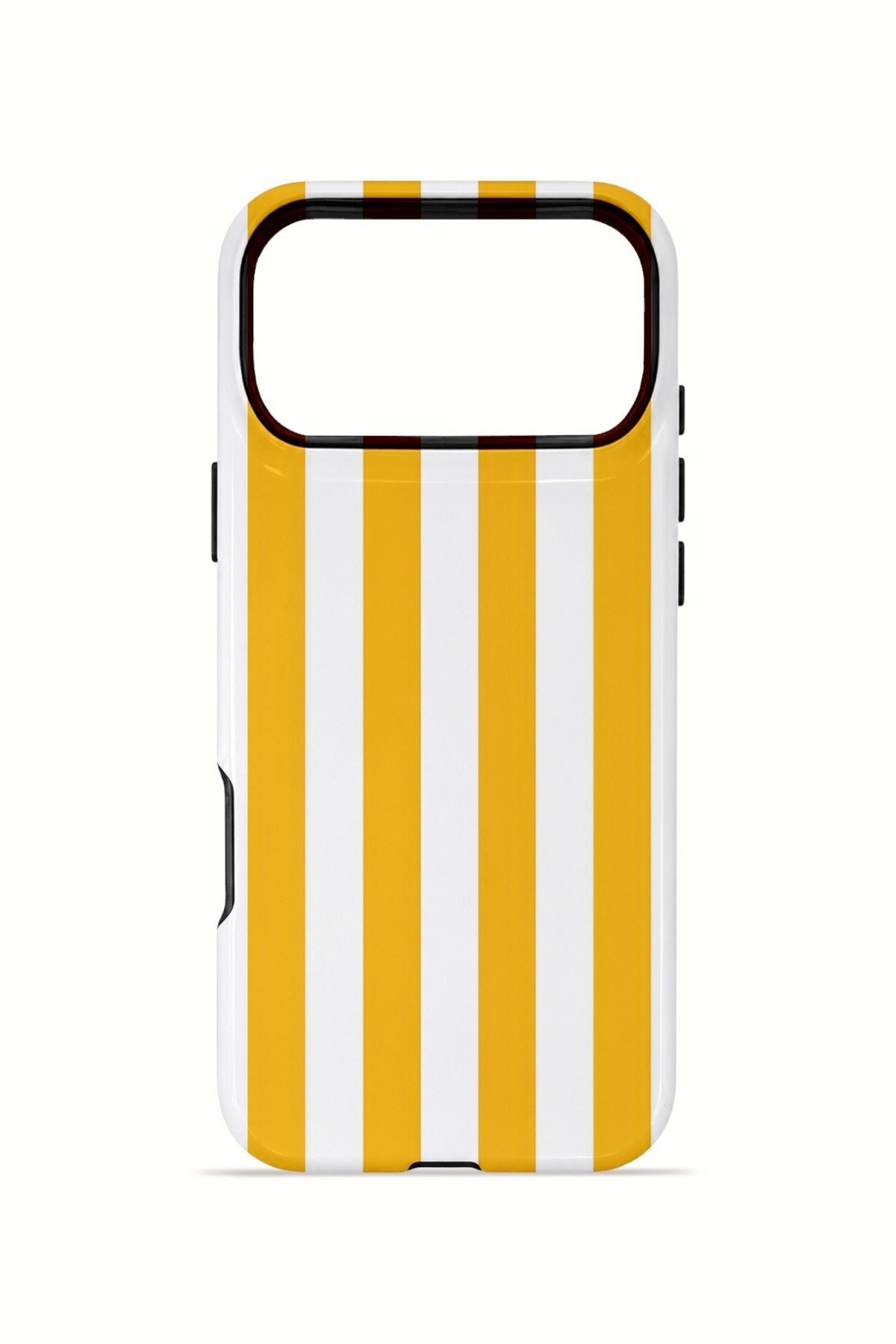 iPhone 17 Pro Max Vorian Çift Katmanlı MagSafe Kılıf Golden Riviera Stripe