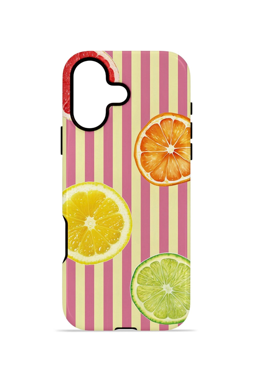 iPhone 17 Vorian Çift Katmanlı Kılıf Citrus Fiesta Stripe