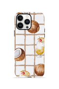 iPhone 14 Pro Max Vorian Çift Katmanlı Kılıf Coconut Cabana