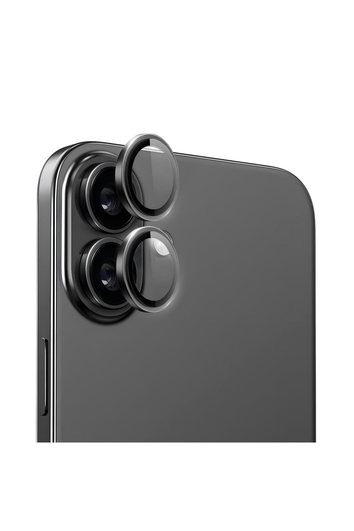 iPhone 16 Plus Sapphire Lens Koruyucu Siyah