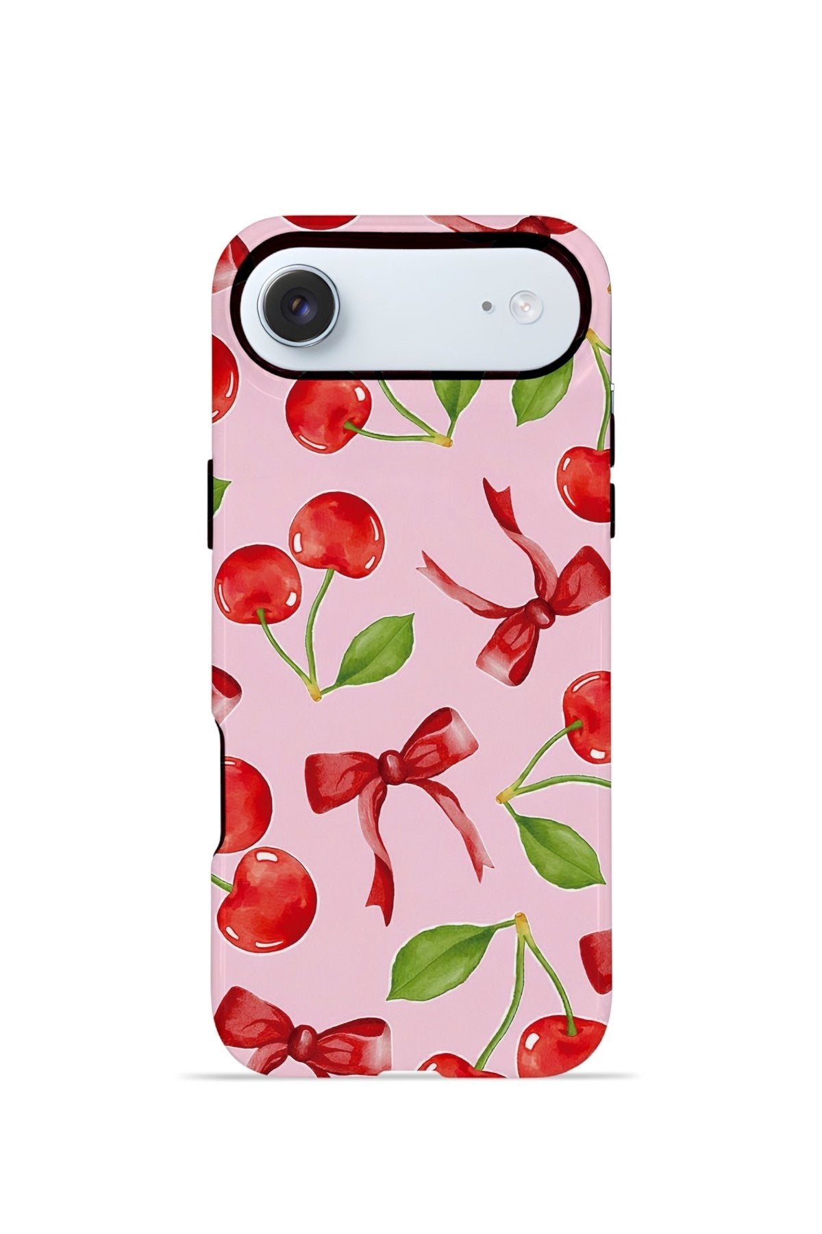 iPhone 17 Air Vorian Çift Katmanlı MagSafe Kılıf Cherry Ribbon Garden