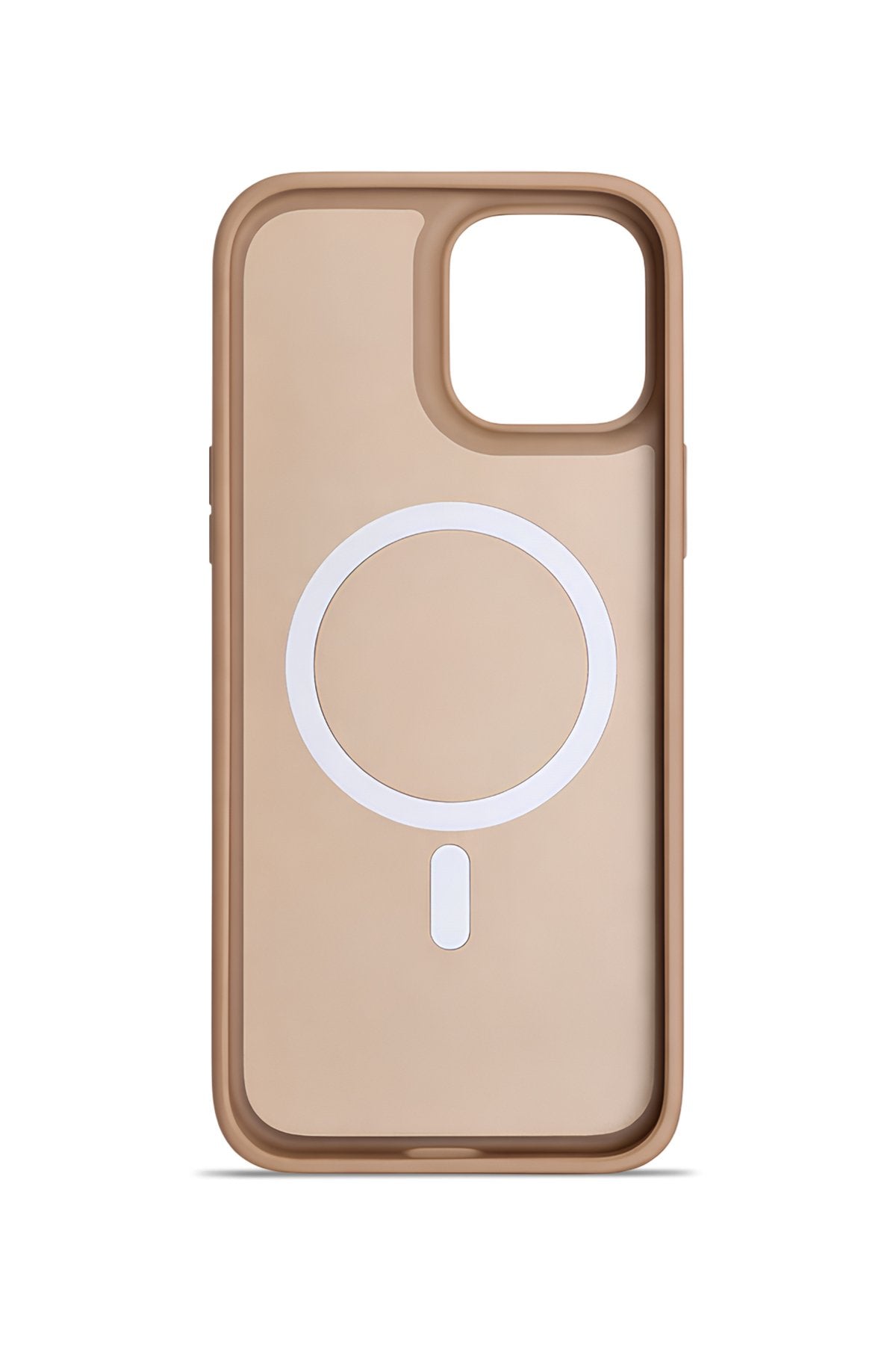 iPhone 16 Pro Max 6.9" Premium Soft Magsafe Silikon Kılıf Kahve